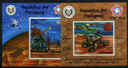 Paraguay Block 294-95 Postfrisch Raumfahrt #HK232 - Andere & Zonder Classificatie