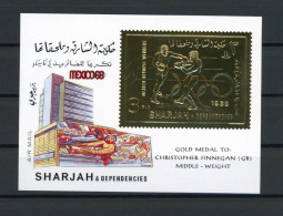 Sharjah Block 45 Mit Aufdruck Postfrisch Olympia #ID424 - Armenië