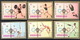 Tschad 582-587 B Postfrisch Olympia 1972 #ID249 - Tsjaad (1960-...)