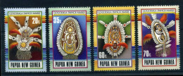 Papua Neuguinea 616-619 Postfrisch Volkskunst #HK254 - Papoea-Nieuw-Guinea