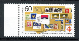 Bund 1395 I Bogenrand Postfrisch Plattenfehler #IN420 - Variétés Et Curiosités