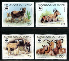 Tschad 1171-1174 Postfrisch Wildtiere, WWF #HK292 - Ciad (1960-...)