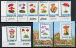 Grenada 2021-2028 + Bl. 227-228 Postfrisch Pilze #JQ878 - Grenada (1974-...)