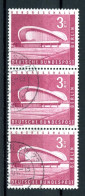 Berlin Senkr. Dreierstreifen 154 Gestempelt #HU628 - Used Stamps