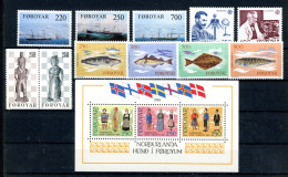 Färöer Jahrgang 1983 Postfrisch #HD208 - Faroe Islands