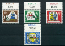 Berlin 295-298 Postfrisch Oberrand Zudruck Berlin #HK477 - Autres & Non Classés