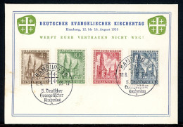 Berlin Sonder-Postkarte 106-09 Gestempelt Evgl. Kirchentag #HU050 - Sonstige & Ohne Zuordnung