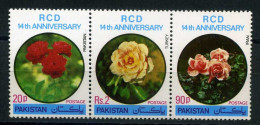 Pakistan 452-454 Postfrisch Pflanzen #HO261 - Arménie