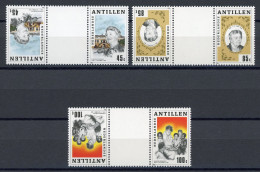 Niederl. Antillen Kehrdruck Zwischensteg 539-541 Postfrisch #HU189 - Anguilla (1968-...)