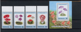 Grenada 2021-2028 Unvollständig, Block 227 Postfrisch Pilze #JO621 - Grenada (1974-...)