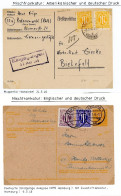 Bi-Zone AM Post Ganzsache + Feldpostkarte Mit Gemischter Frankatur #HO313 - Other & Unclassified