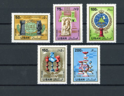 Libanon 1288-1292 Postfrisch Schach #GI743 - Libanon