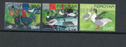 Färöer 312-614 Postfrisch Vögel #JD282 - Féroé (Iles)