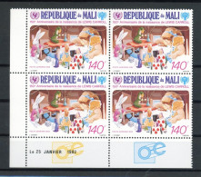 Mali 901 Postfrisch Als Viererblock, Schach #FW836 - Mali (1959-...)