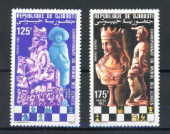 Dschibuti 331-332 Postfrisch Schach #GI964 - Yibuti (1977-...)
