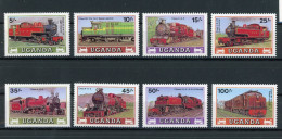 Uganda 569-576 Postfrisch Eisenbahn #IU871 - Ouganda (1962-...)