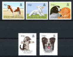 Falkland Inseln 598-602 Postfrisch Haustiere #HE448 - Falkland Islands