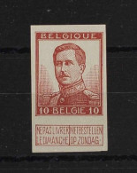 Belgien, 1913, 100 II P, Ohne Gummi - Altri & Non Classificati