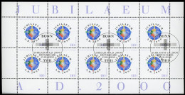 BRD 2087 Zehnerbogen Bonn Ersttagssonderstempel #GQ384 - Otros & Sin Clasificación