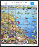 Palau Inseln ZD-Bogen 106-145 Postfrisch Fische #IY130 - Palau