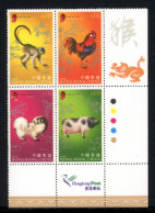 HongKong-China 4er Block Eckrand Ur 1411-1414 Postfrisch #HX200 - Other & Unclassified