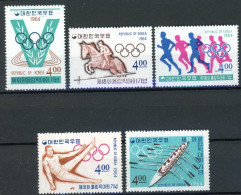 Südkorea 457-461 Postfrisch Olympia 1964 #ID160 - Corea (...-1945)