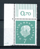 Bund 302 DZ 1 Postfrisch Eckrand Oben Links #HE105 - Altri & Non Classificati