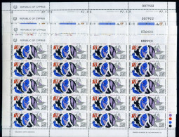 Zypern Kleinbögen 750-53 Postfrisch Tourismus #IV271 - Used Stamps