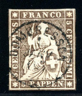 Schweiz 13 II B Ym Gestempelt #HX483 - Other & Unclassified