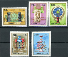 Libanon 1288-1292 Postfrisch Schach #GI701 - Libanon