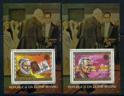 Guinea Bissau Block 59-60 Postfrisch Nobelpreisträger #HK249 - Autres & Non Classés