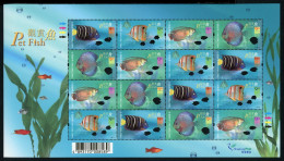 HongKong-China ZD-Bogen 1105-08 Postfrisch Fische #JD449 - Autres & Non Classés