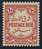 Jordan J38,MNH.Michel P37. Due Stamps 1942. - Jordan