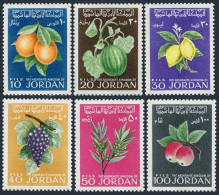 Jordan 577/587,MNH. Michel 705-710. Fruits 1969. - Jordania