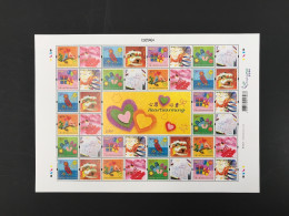 HongKong ZD-Bogen 1464-1467 Postfrisch Grußmarken #IX598 - Andere & Zonder Classificatie