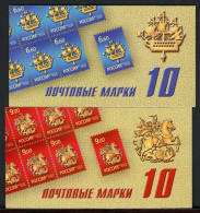 Russland 2 Markenheftchen Mit 10x 1573-1574 Postfrisch #HX119 - Sonstige & Ohne Zuordnung
