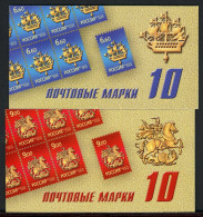 Russland 2 Markenheftchen Mit 10x 1573-1574 Postfrisch #HX119 - Other & Unclassified