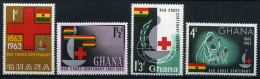 Ghana 145-148 Postfrisch Rotes Kreuz #IM437 - Ghana (1957-...)