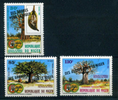 Niger 953-55 Postfrisch Naturschutz #IM473 - Níger (1960-...)