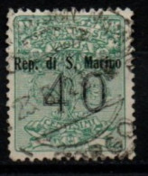 SAINT-MARIN 1924 O SIGNE' LUCARELLI - Used Stamps