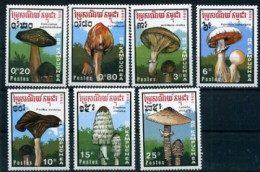 Kambodscha 1048-54 Postfrisch Pilze #GZ518 - Kambodscha