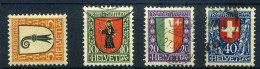 186-188 Schweiz MiNr 186-88 Gestempelt + 185 ** #HX438 - Autres & Non Classés