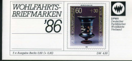 Bund DPWV Markenheftchen 1986 Mit 766 Postfrisch #IT648 - Cuadernillos