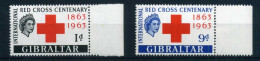 Gibraltar 164-165 Postfrisch Rotes Kreuz #GZ547 - Gibraltar