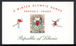 Liberia Block 42 B Postfrisch Grenoble 1968 #ID439 - Liberia