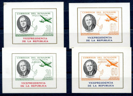 Ecuador Block 9, 11, 13, 15 Postfrisch #IS757 - Ecuador