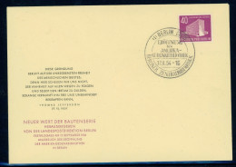 Berlin 122 Amtlicher Ersttagesbrief/FDC #HE429 - Autres & Non Classés