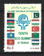 PAKISTAN. N°1262 De 2009. Drapeaux. - Timbres