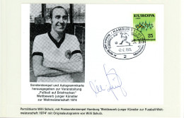 Bund Autogrammbrief Mit Originalautogramm Von Willi Schulz #HE252 - Andere & Zonder Classificatie