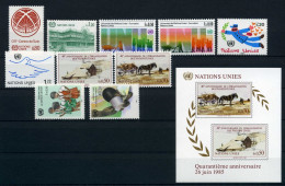 UNO Genf Jahrgang 1985 Postfrisch #IS850 - Autres & Non Classés
